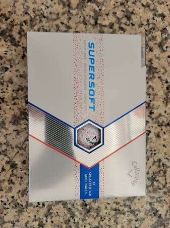 New dozen callaway super soft golf balls