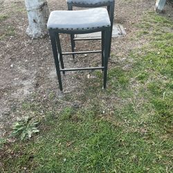 Two Upholstered Stools