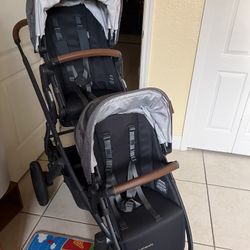 Double Uppababy Vista Stroller Like New 