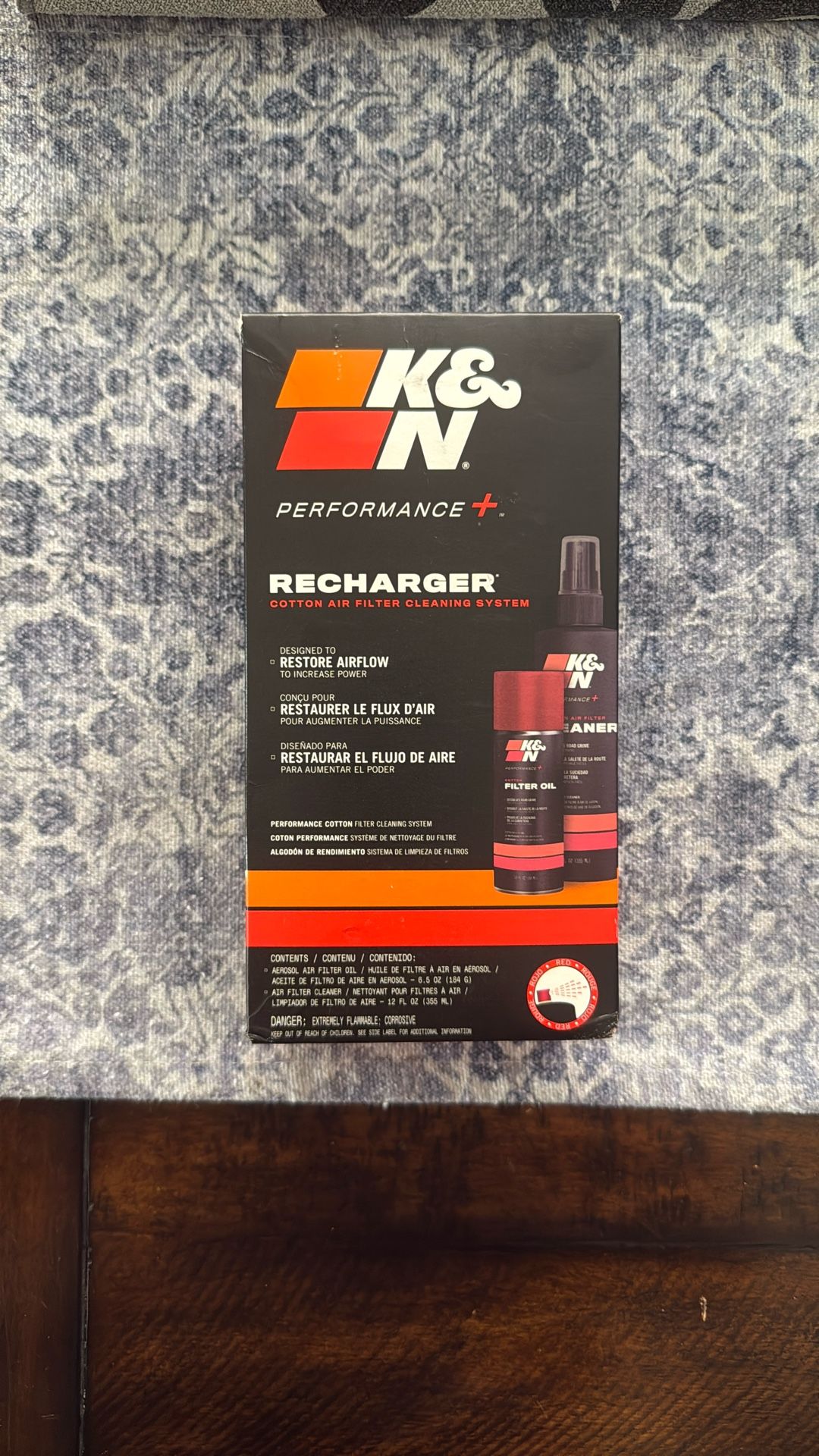 New K&K Performance Air Filter Cleaning System Sealed Box