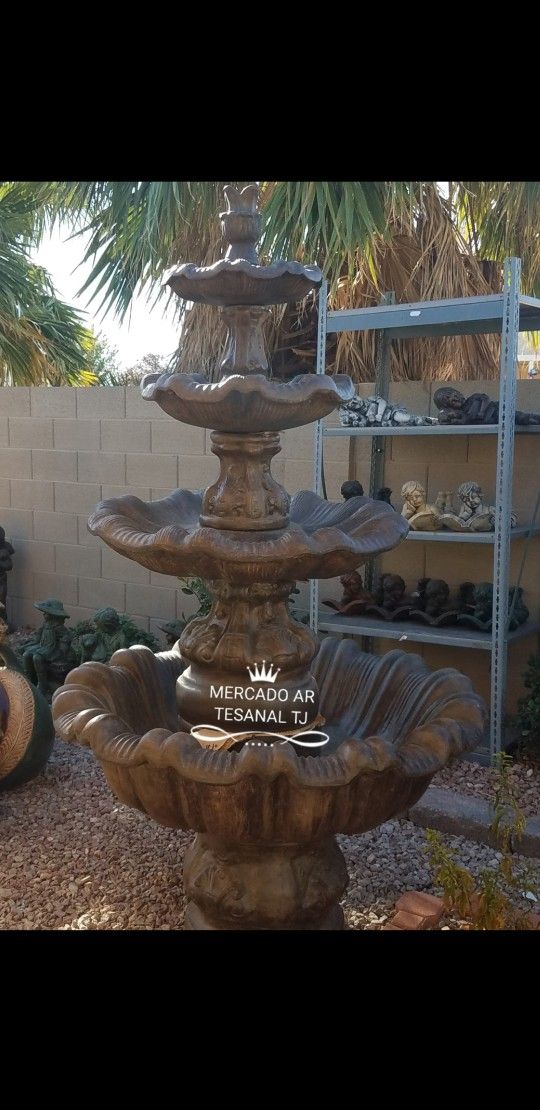 Cement fountains