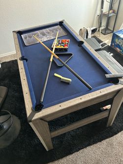 Blue & Grey Pool table 5x3 . OBO