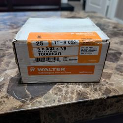 25-Pack Walter Toughcut 5" Cut-Off Wheels (11-R 052)