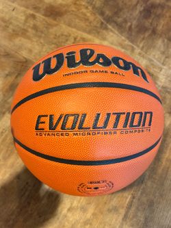 New Authentic Wilson Evolution Indoor Game Basketball Size 7