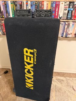 Kicker subwoofer and asylum amps car system