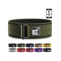 Self-Locking Weight Lifting Belt - Premium Weightlifting Belt for Serious Functional Fitness, Weight
