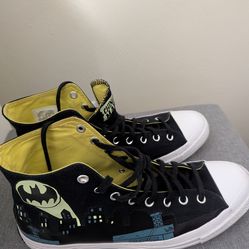 Converse Batman 80th Anniversary Chuck Taylor All Star Chinatown Market Shoes. Size 12.