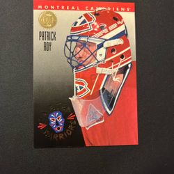 Patrick Roy Painted Warriors 4 Leaf 1993 Canadiens