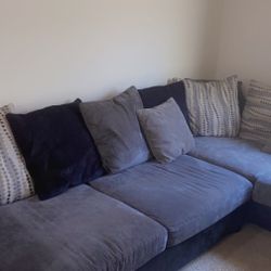 Gray and Black Sectional *Pick Up Only*