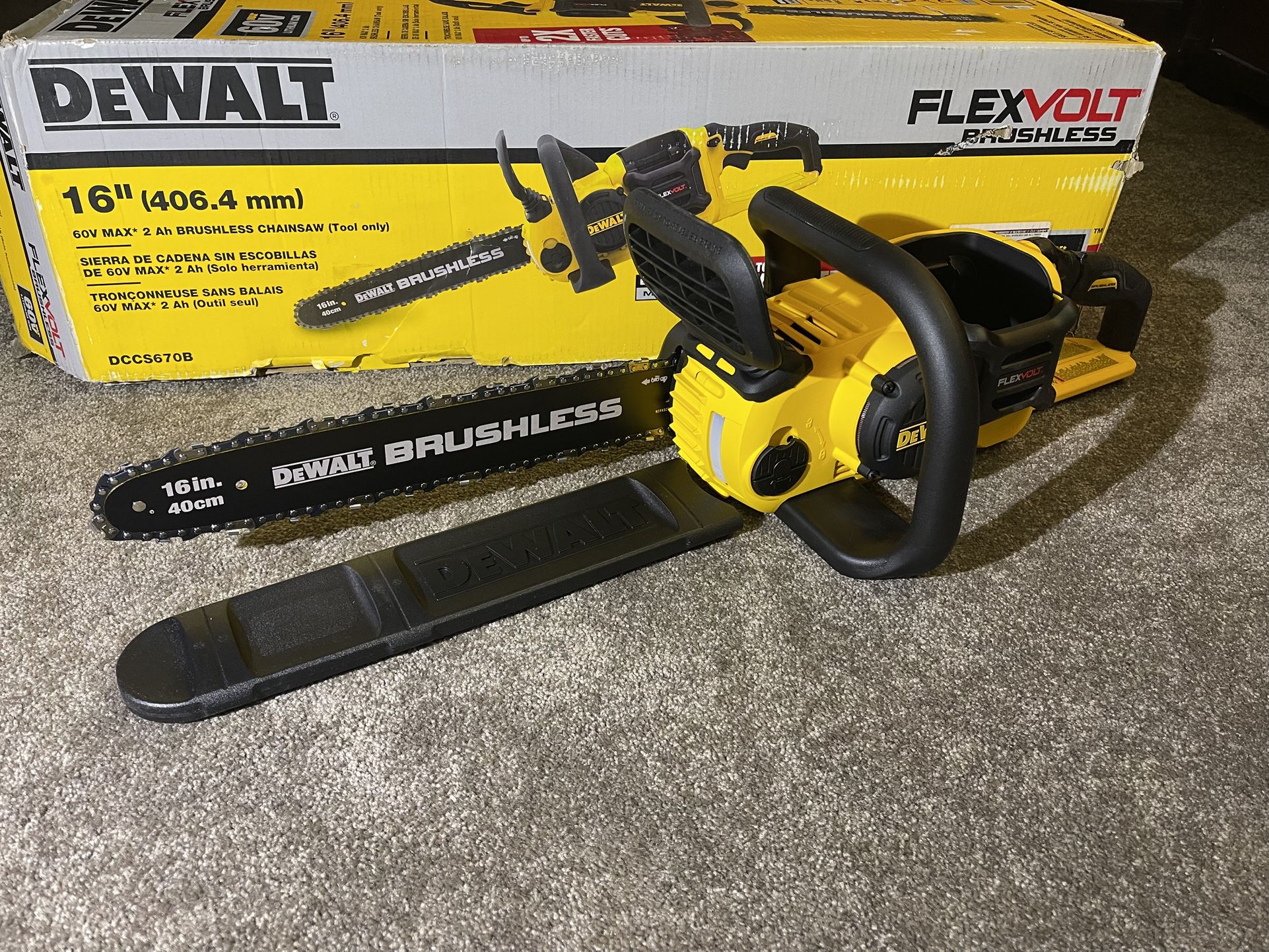 DeWALT 60v FLEXVOLT CHAIN SAW