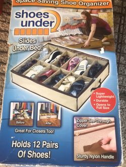 Shoe organizer under bed storage new in box