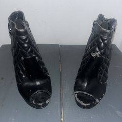 Charlotte Russe Black Boots 