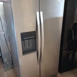 Whirlpool  Refrigerator Side By Side Stainless Steel  