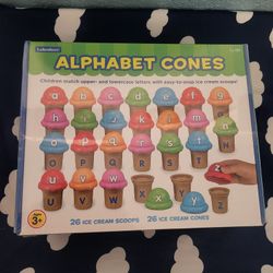Alphabet ice cream toy set *NEW IN BOX* ONLY $12!