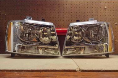 07-14 Tahoe Suburban Yukon Avalanche Headlights Faros Calaveras Micas Luces Lamps