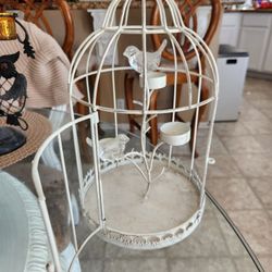 Decorative Bird Cafe Candle Holder