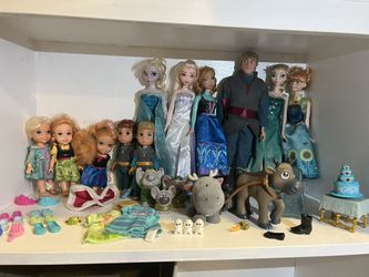 Disney Frozen Lot Of Dolls Accessories Petite Anna Animator Dolls