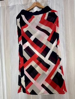 Sheer long Skirt Size Small- Side slits -thick elastic waistband 