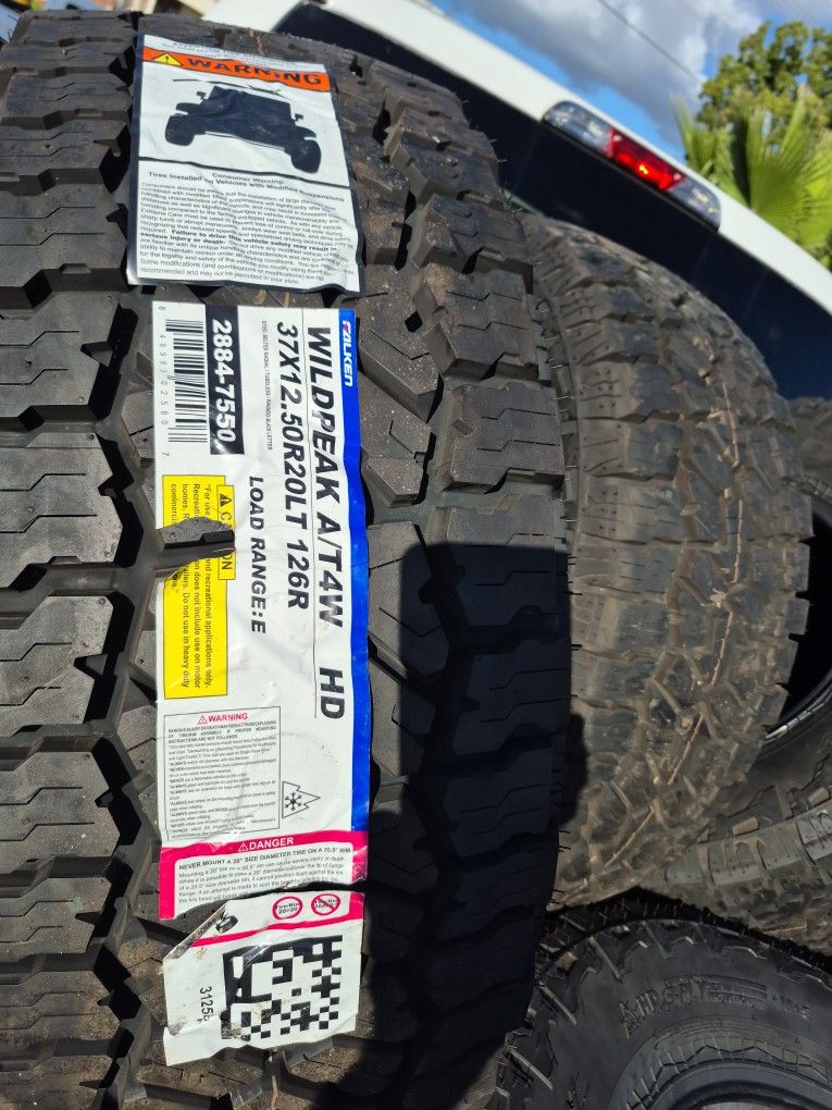 Falken Wildpeak AT 4W 37 12.50 20 Brand New.