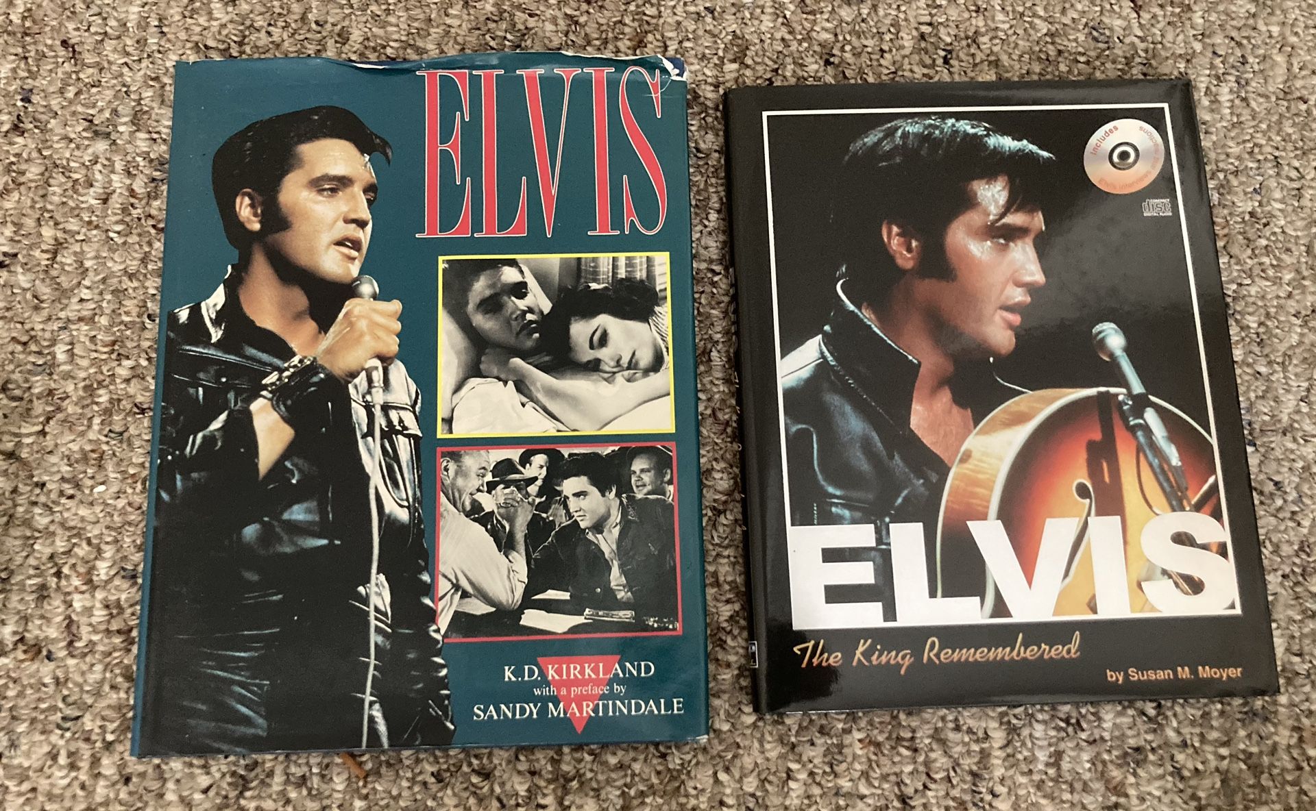 2 Elvis Hardcover Books: *NEW*