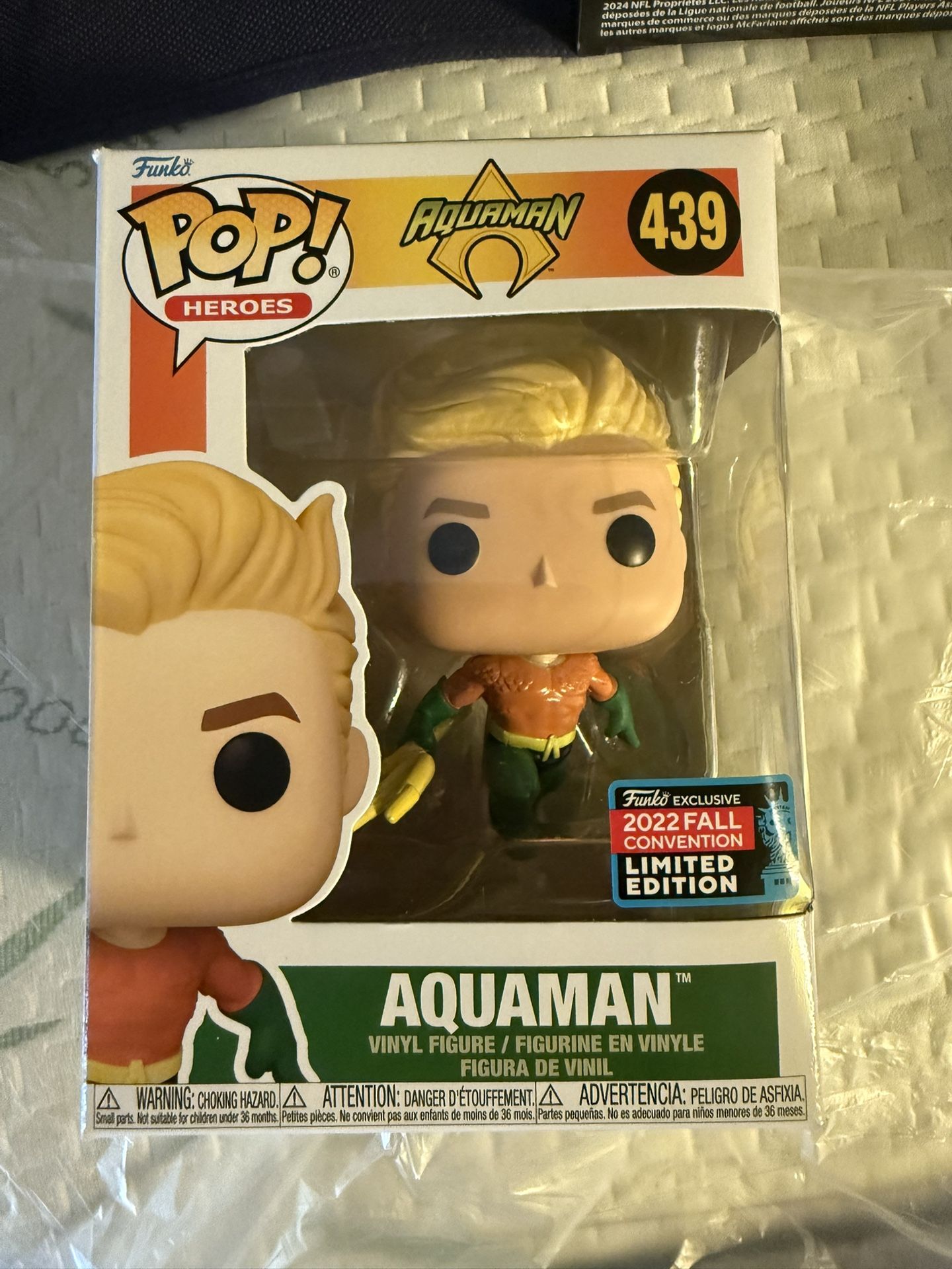 Pop heroes Aquaman Aquaman 2022 Fall Convention Limited Edition