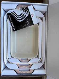 Staub Ceramic Rectangular Baking Dish Set
