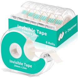 6pcs Transparent Tape