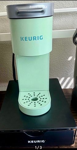 Chill green keurig k-mini and slim storage drawer