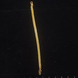 24k Cuban Link Bracelet 