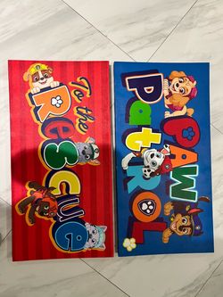PAW Patrol Canvas Wall Art Set of 2