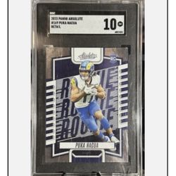 Puca Nacua Rookie Graded Gem Mint 10