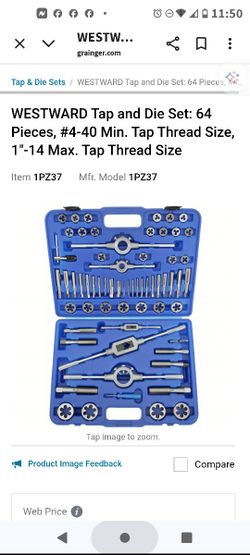 Westward Tap And Die 64Pcs