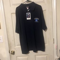 Red Oak Duke Blue Devils Polo Shirt New