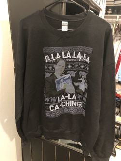 “The Office” show Christmas sweater featuring Dwight