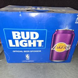 NBA Lakers Bud Light Cans