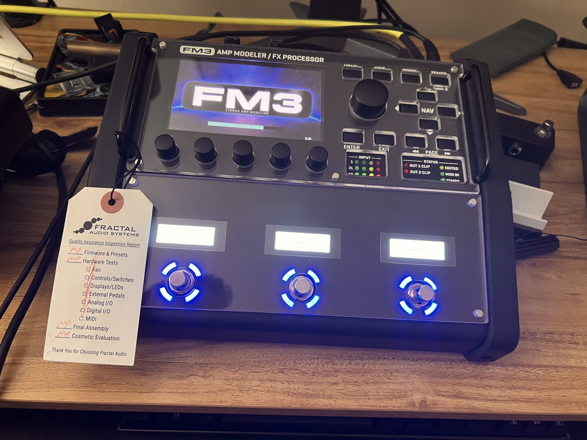 Fractal FM3 Amp Modeler FX Processor