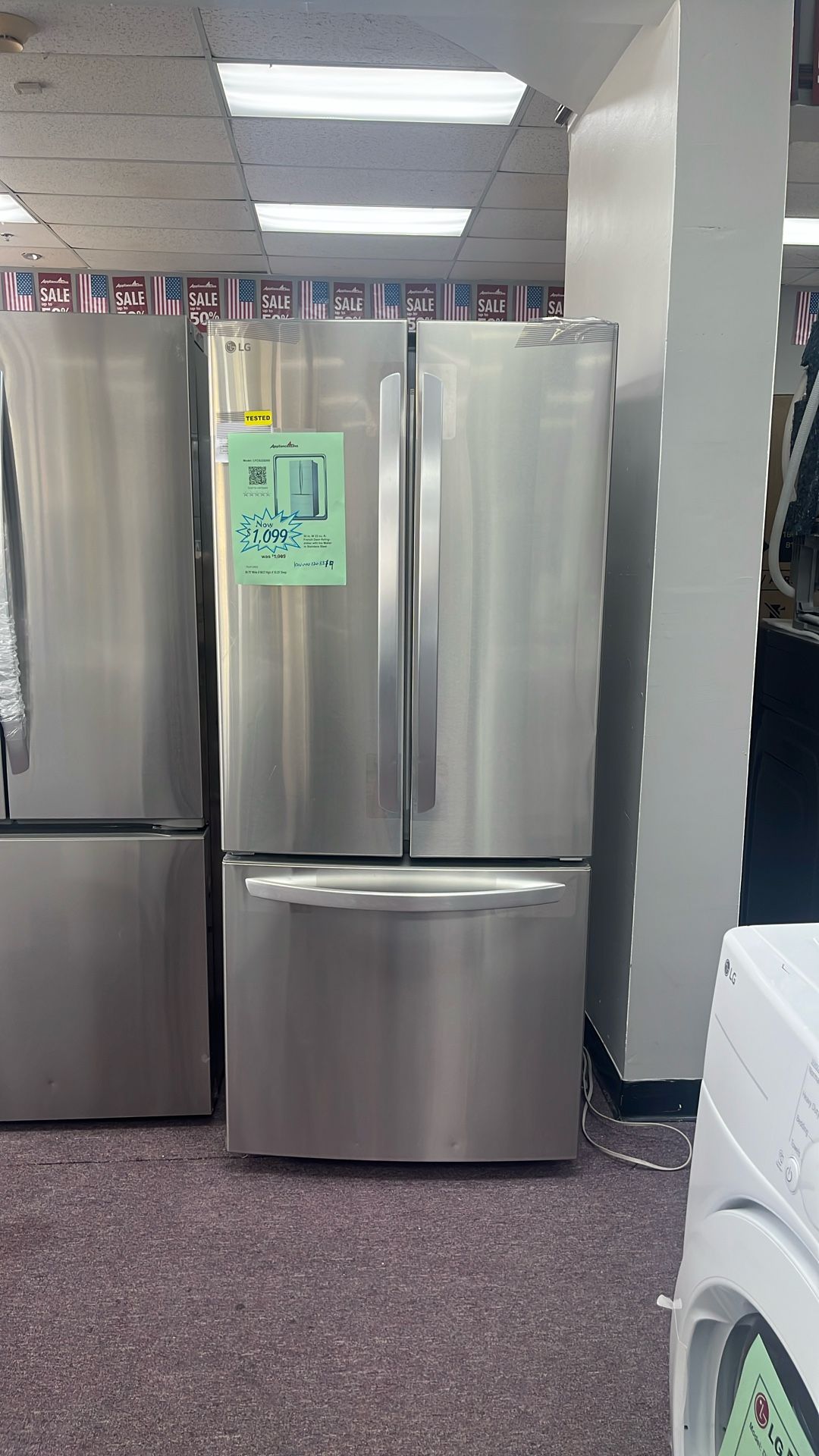 Refrigerator Stainless Steel 30” In New Open Box Scratch And Dents