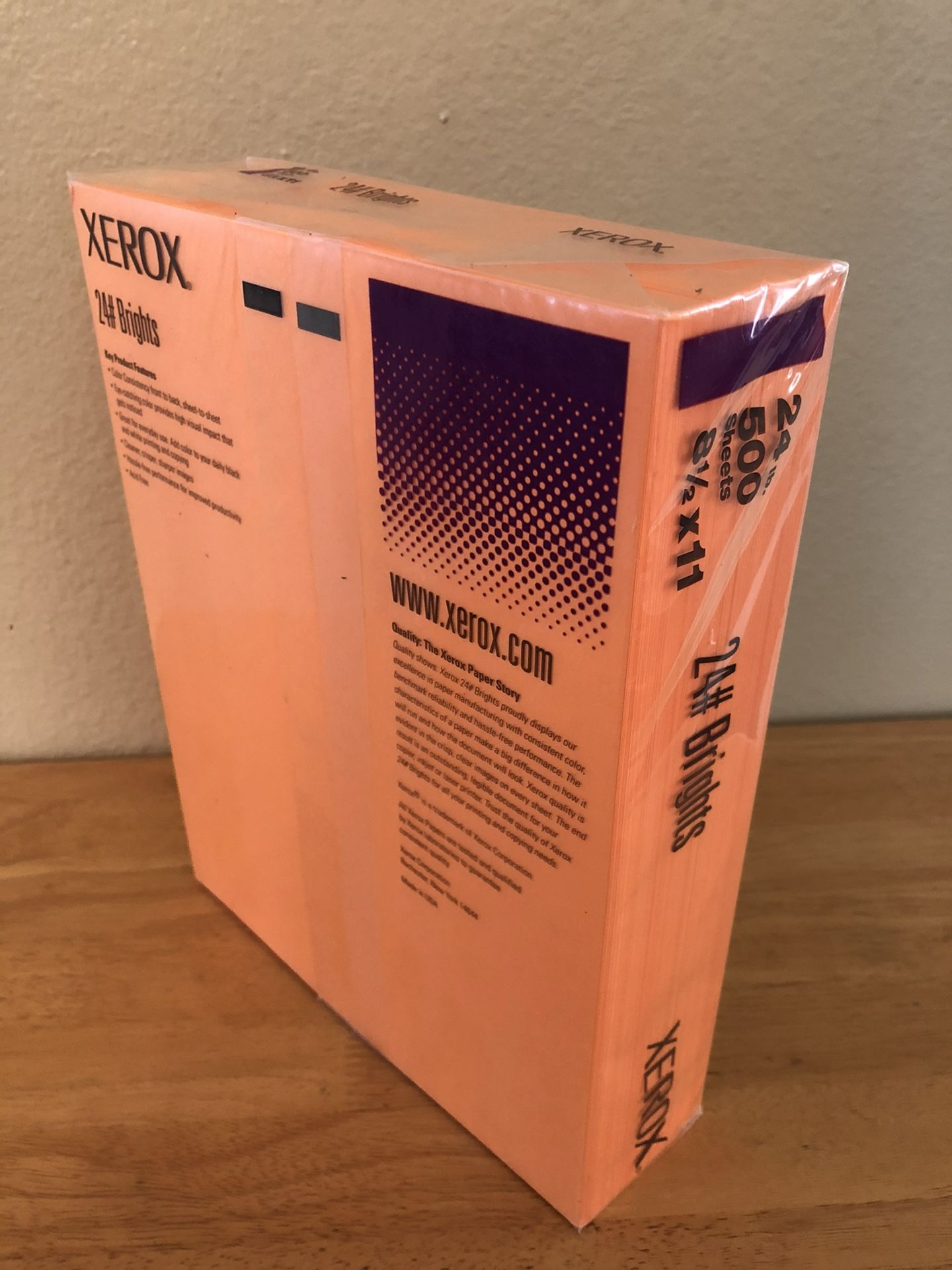Xerox Brights Orange 500 sheets New