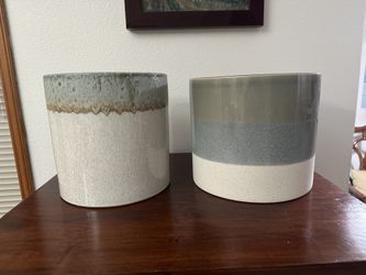 Sagebrook Home Ceramic Planters – $20 Each / $40 for Pair