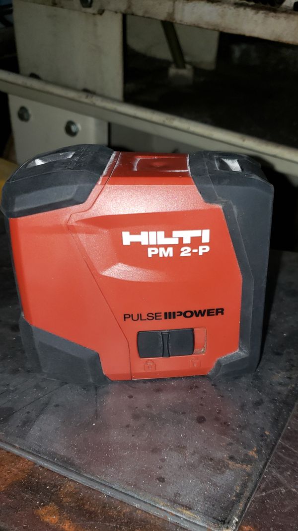 Hilti PM 2P self leveling plumb laser. 2 point red laser. Minimal use