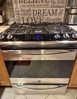 Kenmore Elite Slide-In-Gas Range