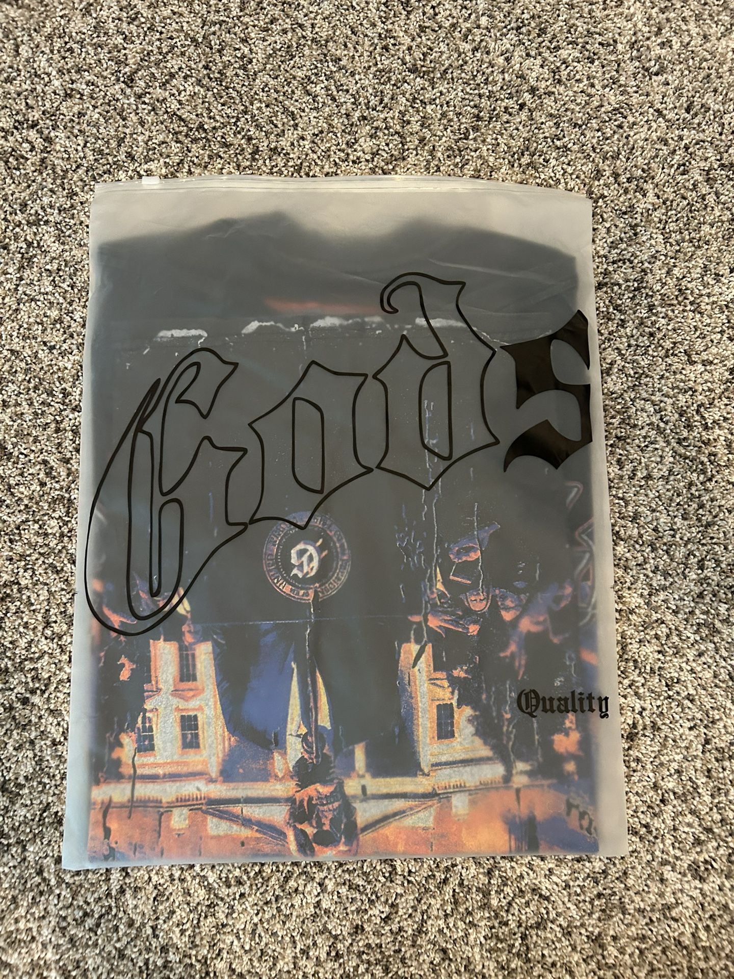 New Godspeed (V.O.D 2024 )Vintage Streetwear Graphic T Shirt Men