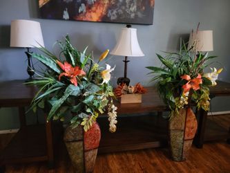 Farmhouse rustic industrial tables