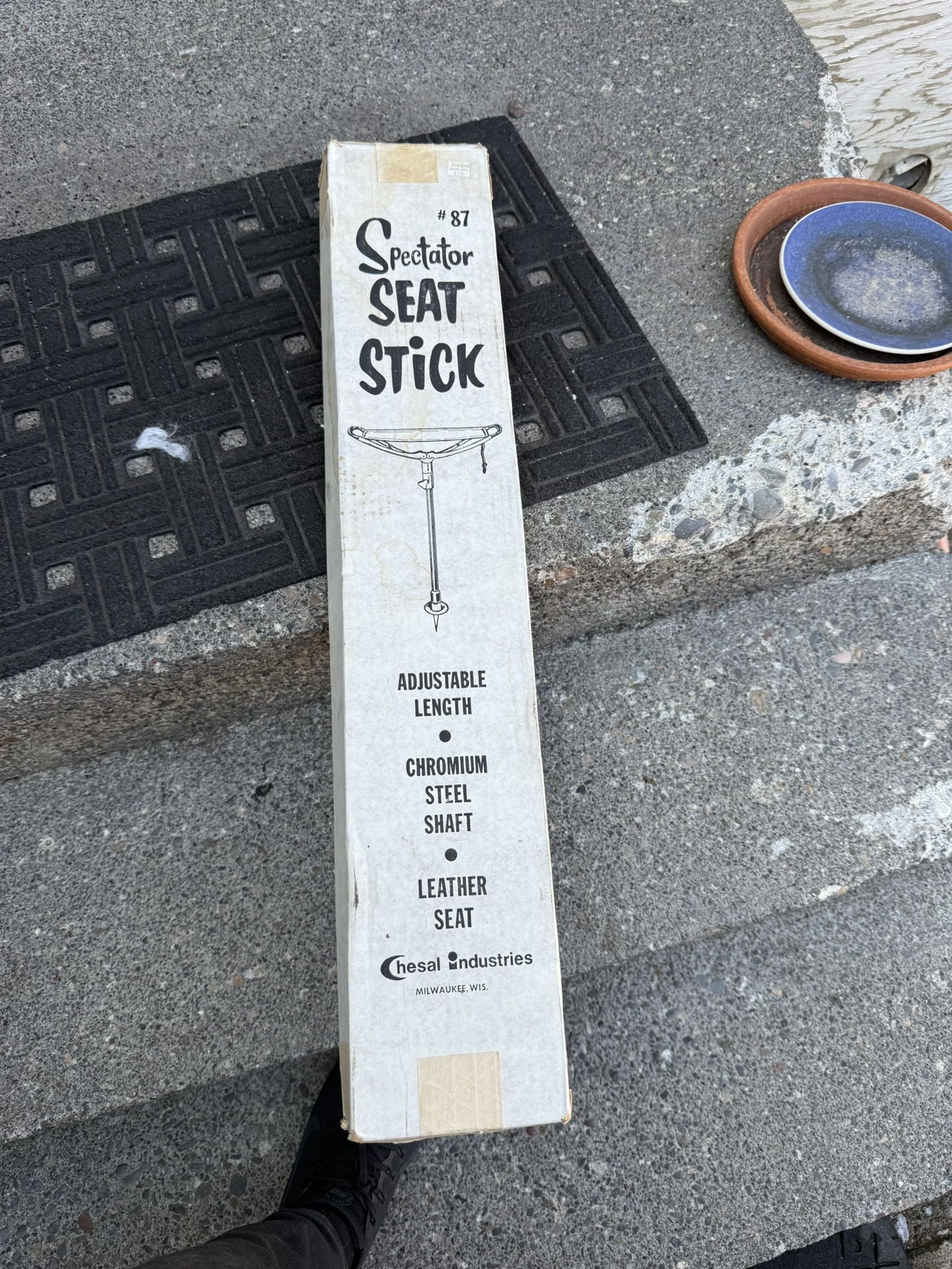 Vintage Spectator Seat On A Stick!