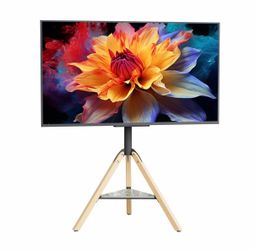 Tripod TV Stand with Sintered Stone Shelving