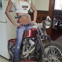 Budweiser Stand  up cutout 