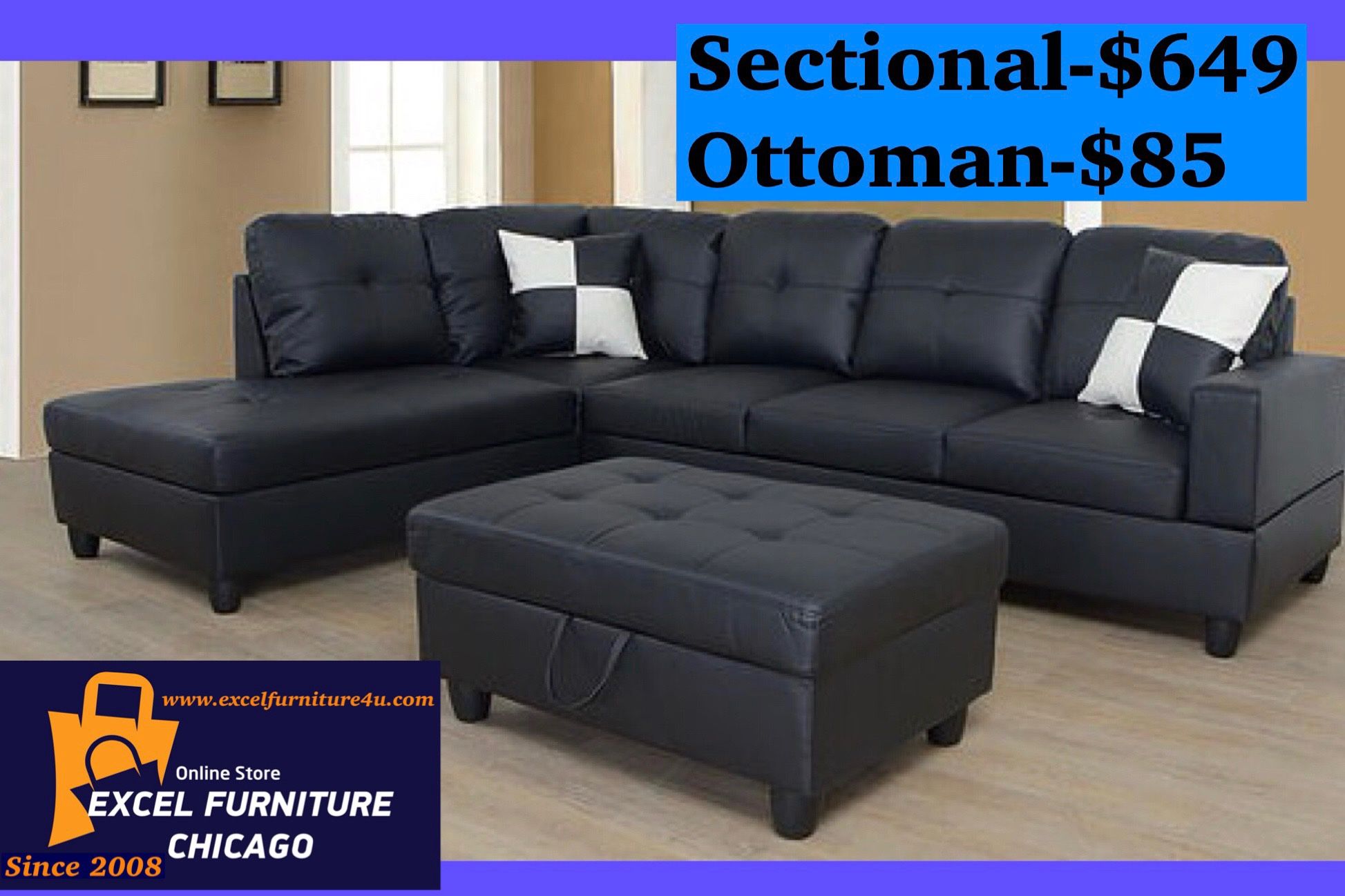 FREE DELIVERY🍀Brand New Sectional Sofa Couch