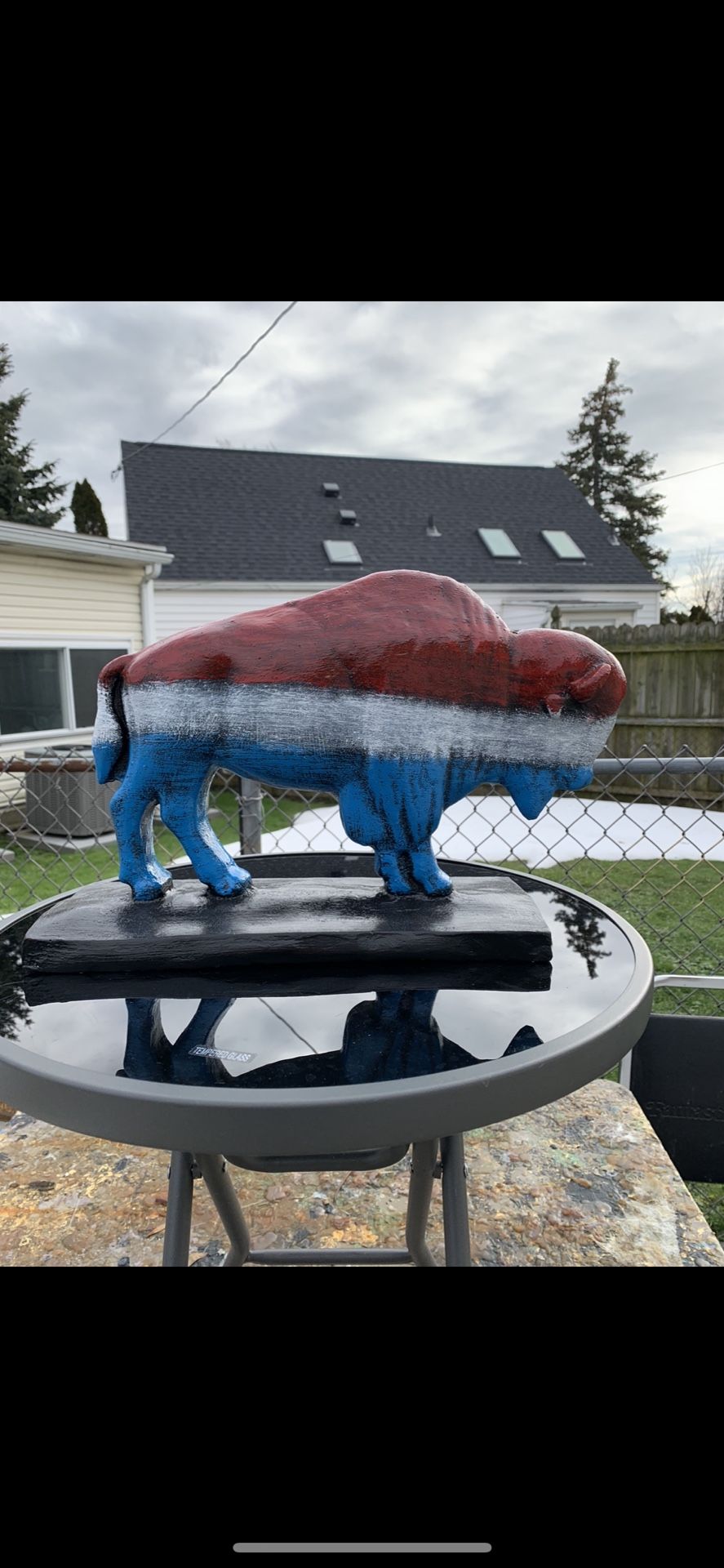 The Red White And Blue Buffalo
