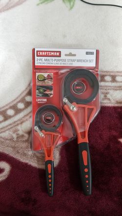 Brand new craftsman 2pcs multi-purpose strap wrench set