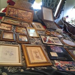 Assorted Antiques Paintings